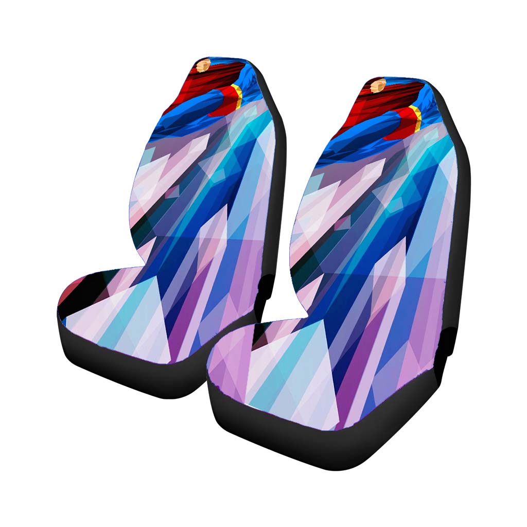 Superman Art Abstract Design Car Seat Covers