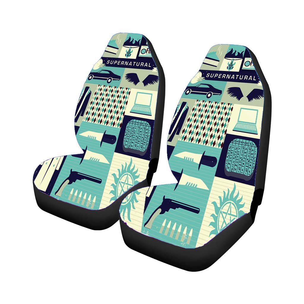 Supernatural Collage Art Car Seat Covers