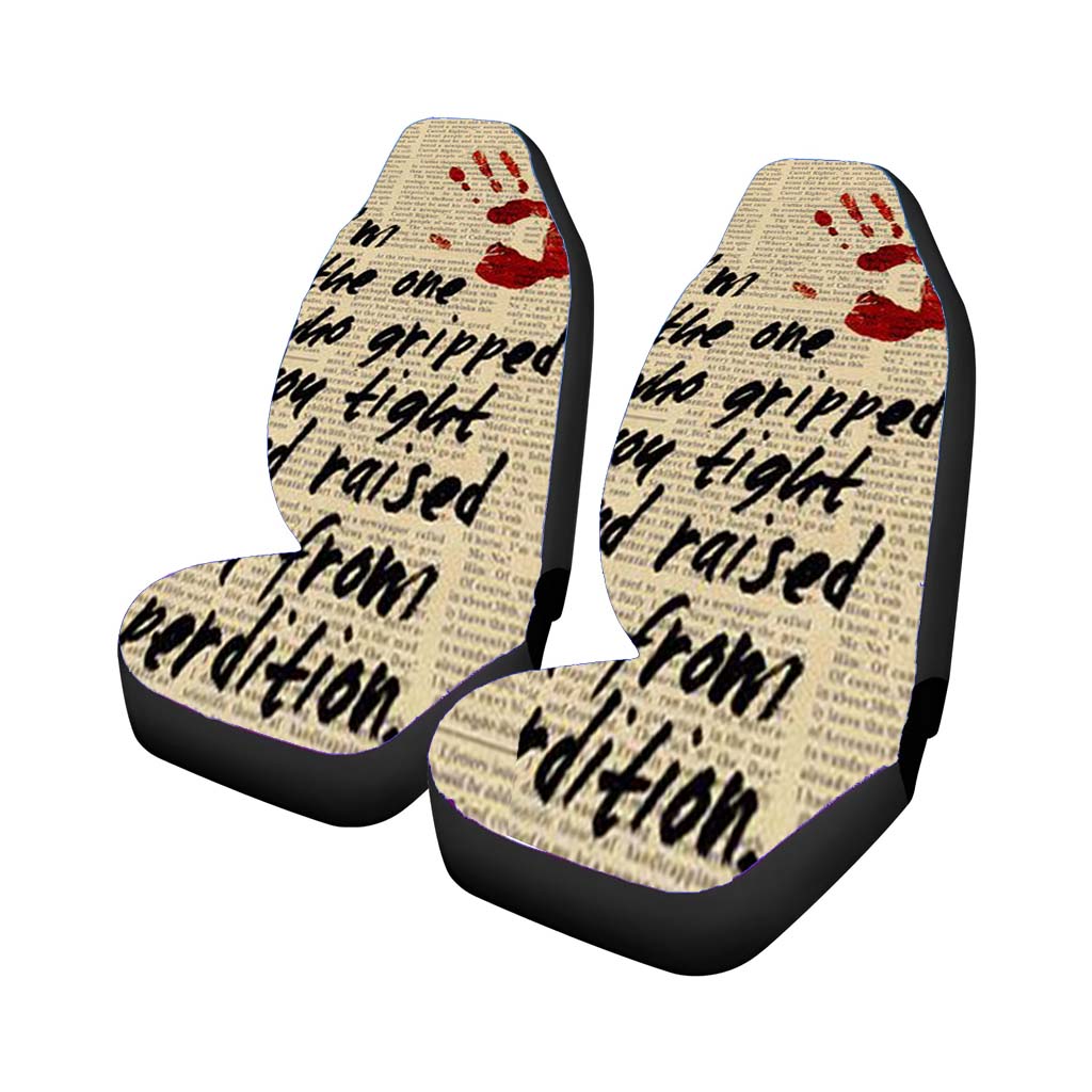 Supernatural Gripped You Tight Car Seat Covers