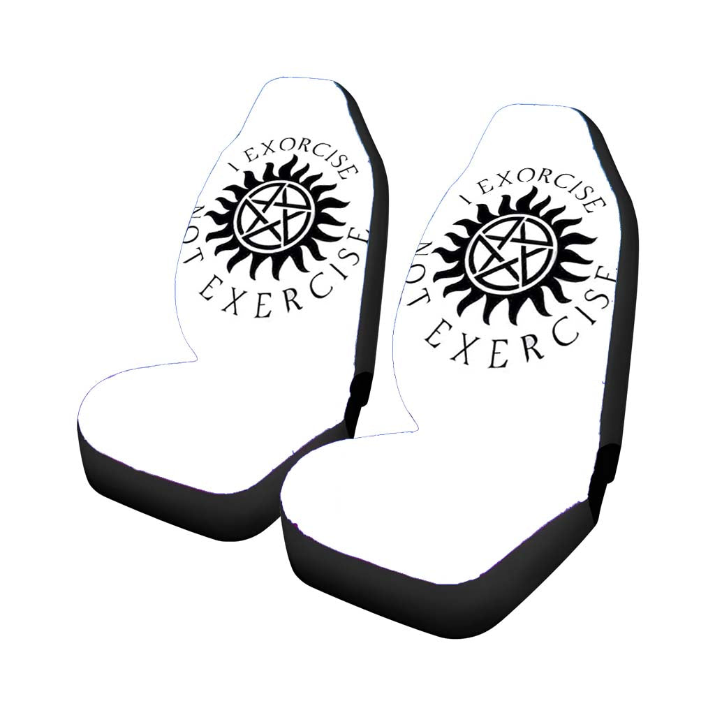 Supernatural Logo Horror Car Seat Covers