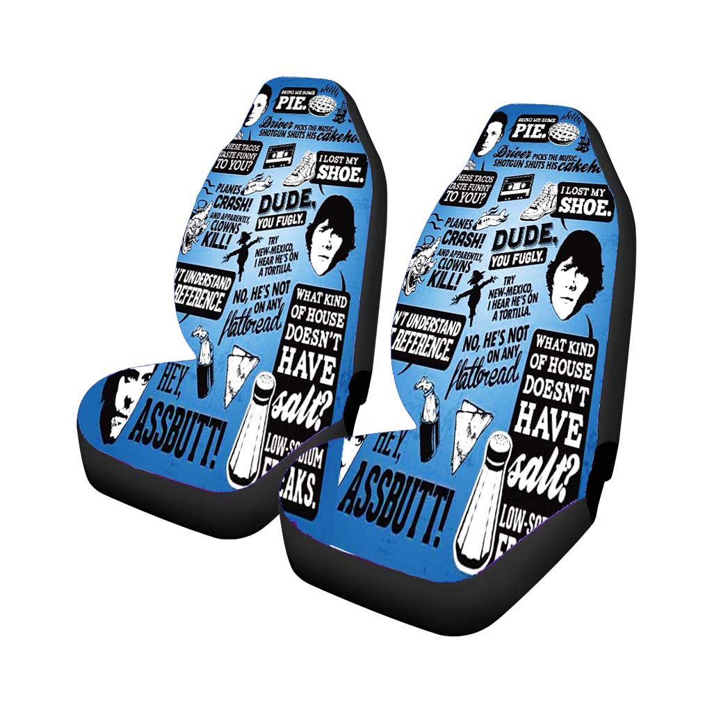 Supernatural Quote Collage Car Seat Covers