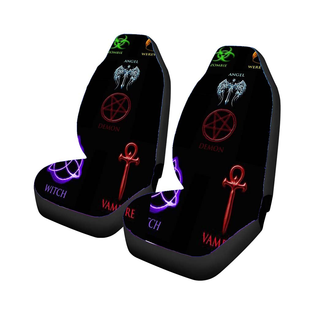 Supernatural Symbols Car Seat Covers