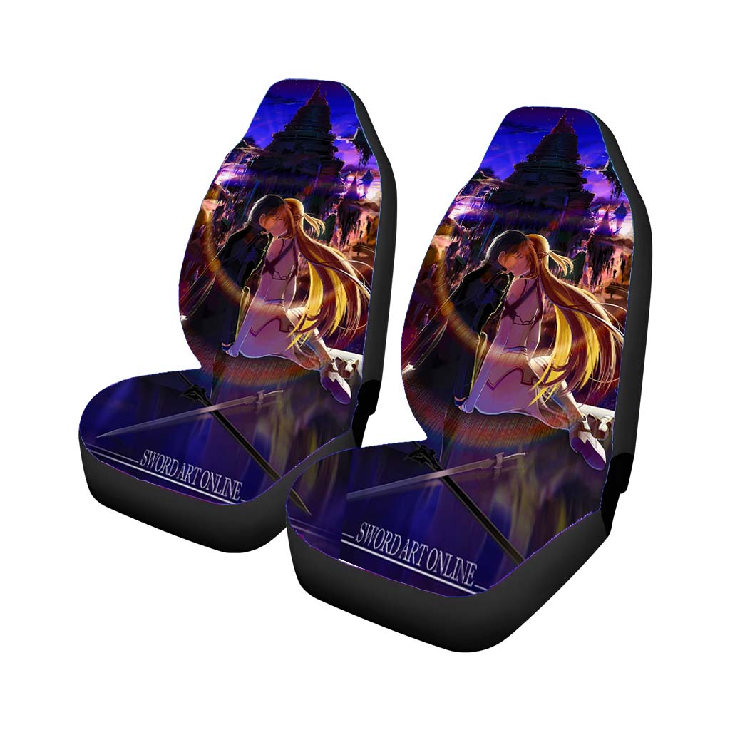 Sword Art Online Aicrad Kirito Asuna Car Seat Covers