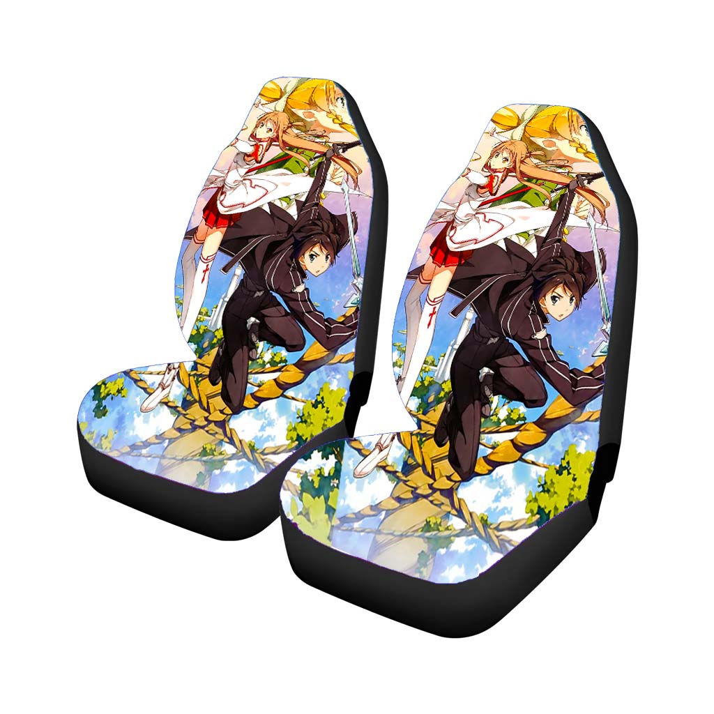 Sword Art Online Kirito Asuna Leafa Car Seat Covers