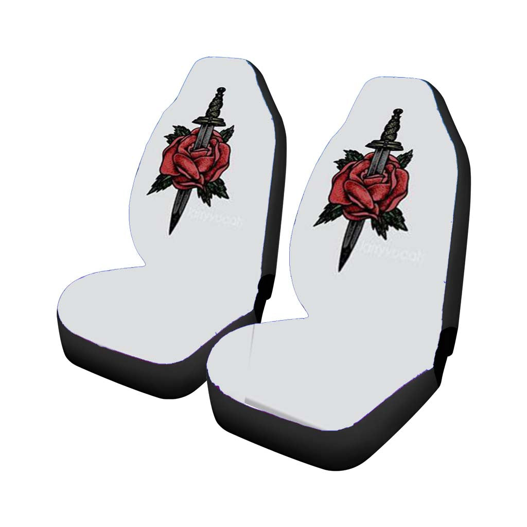 Sword Rose Tatto Car Seat Covers