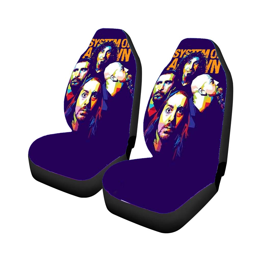 System Of A Down Rock Band Car Seat Covers