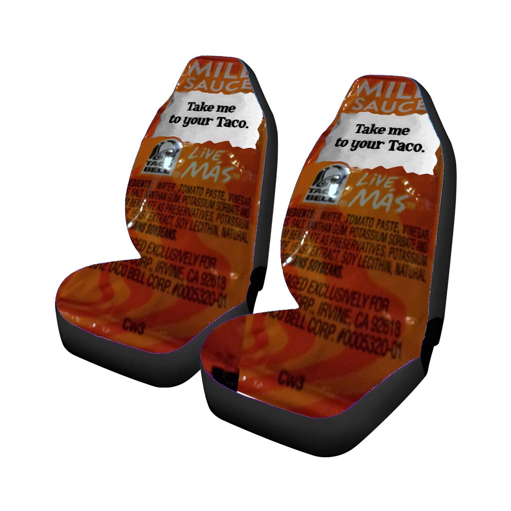 Taco Bell Take Me To Your Taco Car Seat Covers
