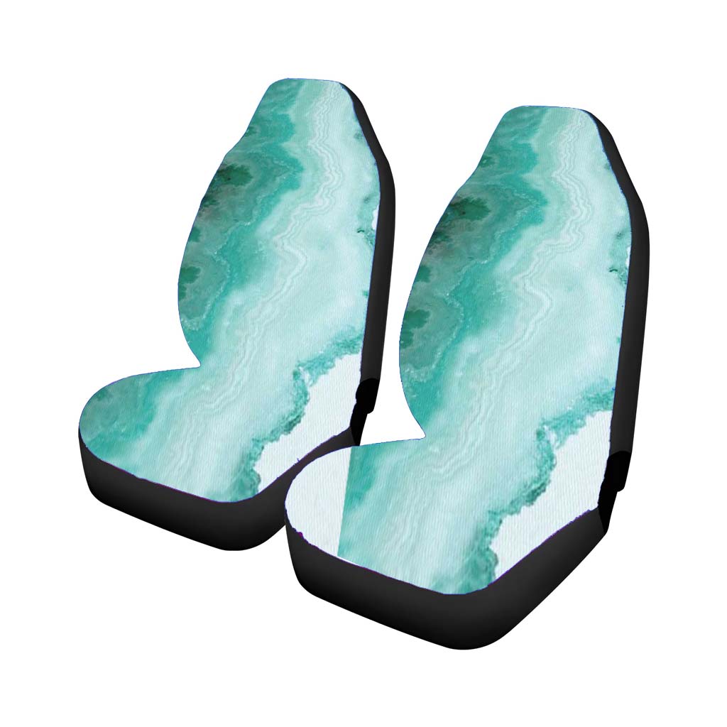 Teal Beach Car Seat Covers
