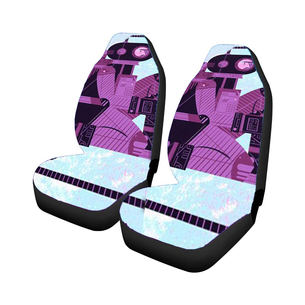 Technician Astronaut Purple Car Seat Covers