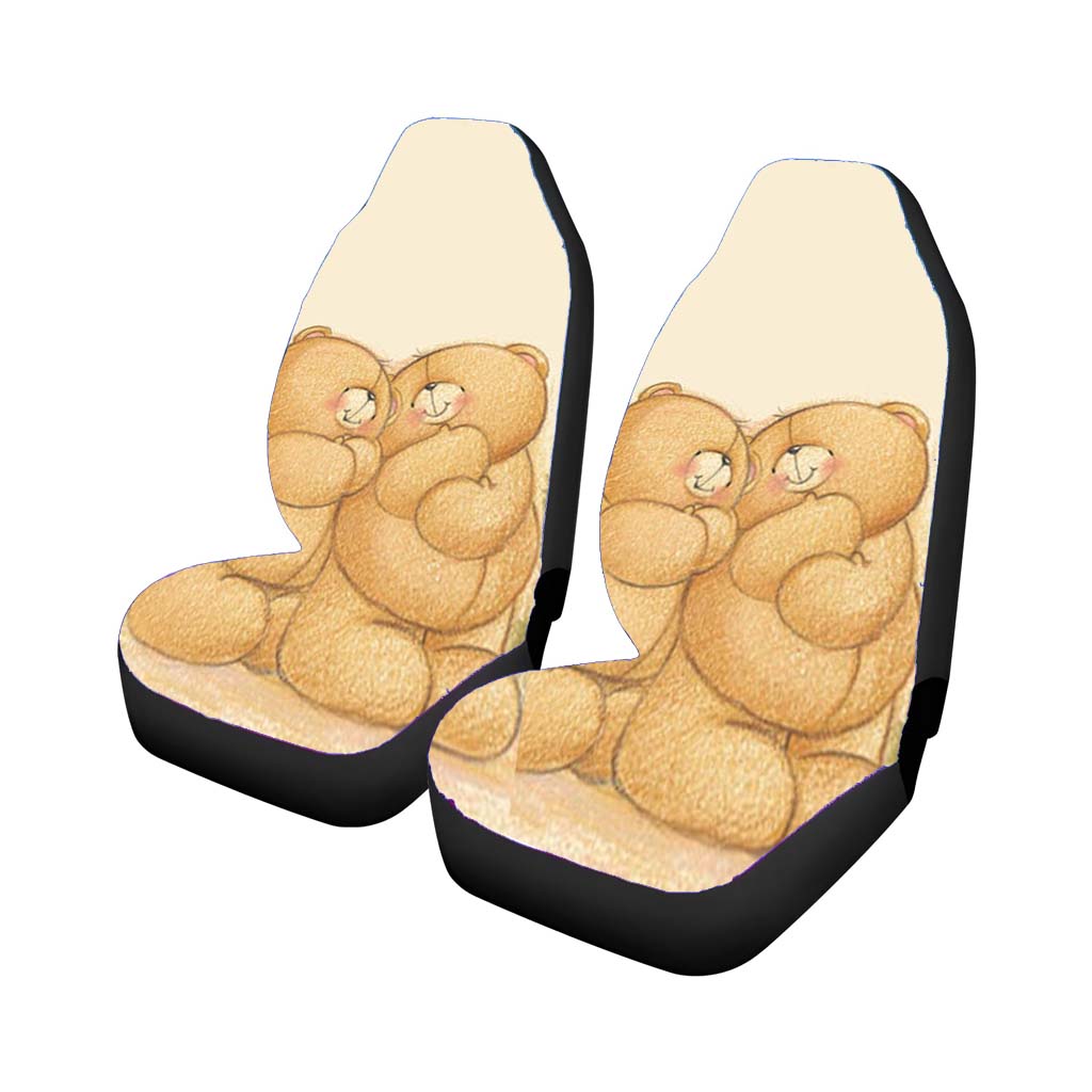 Teddy Bear Art Car Seat Covers