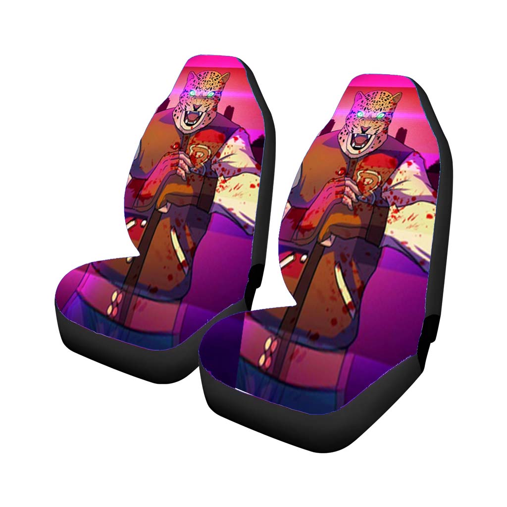 Tekken Hotline Miami Car Seat Covers