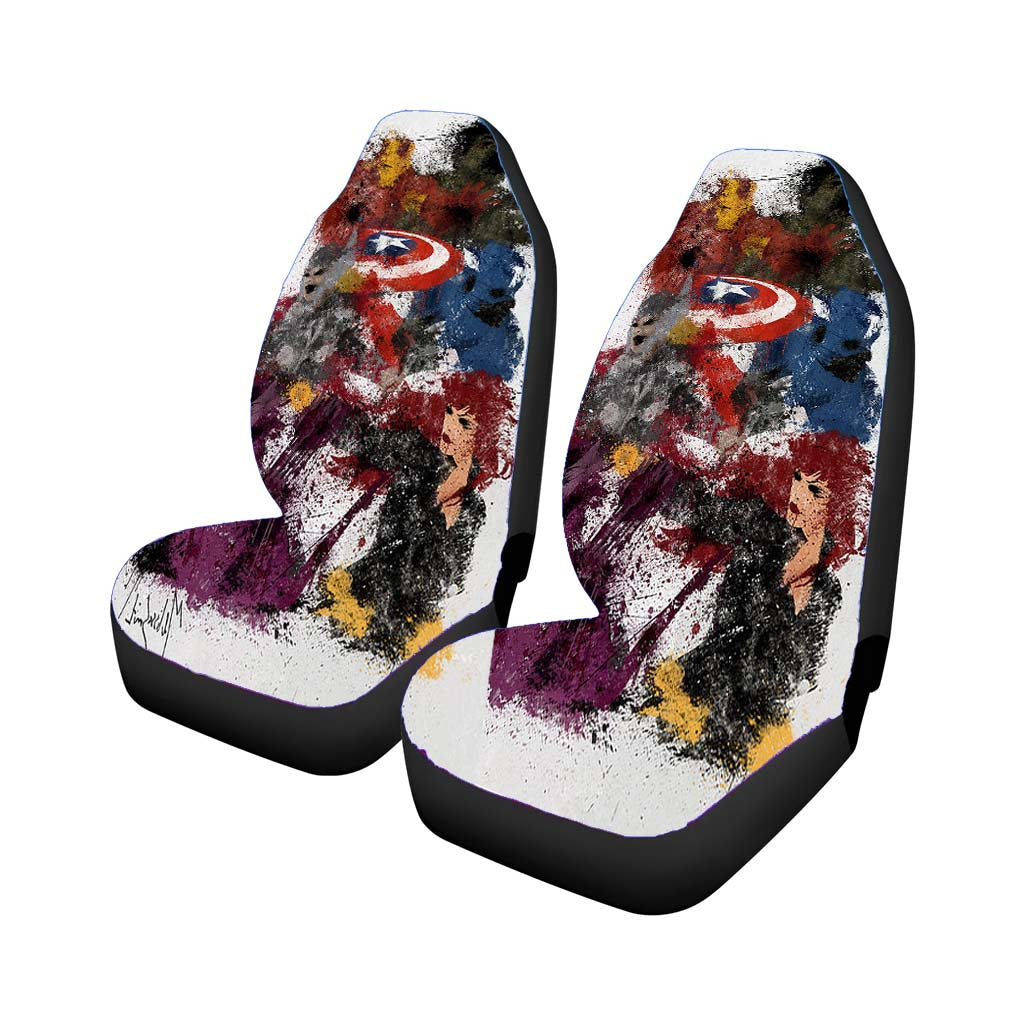 The Avenger Painting Car Seat Covers