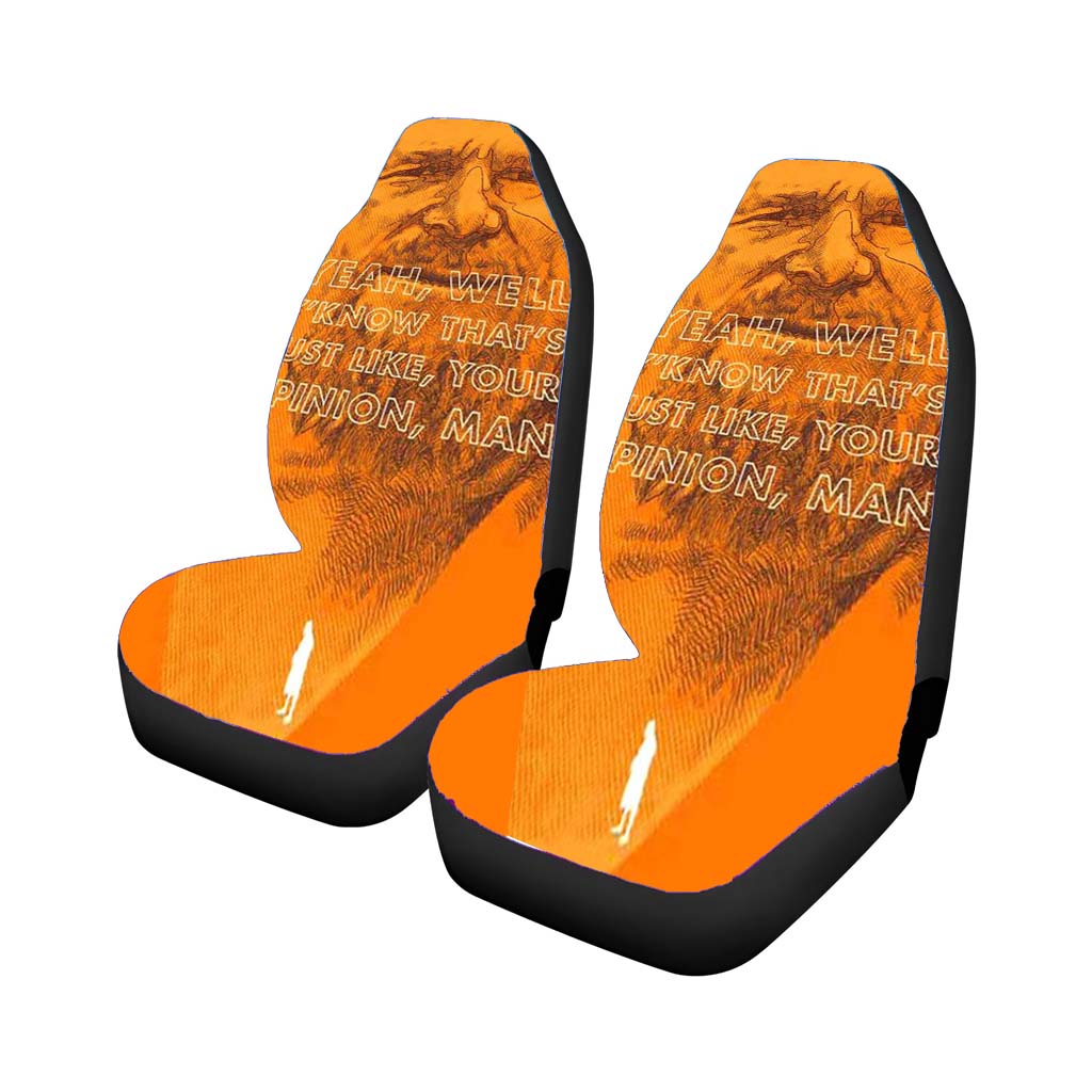 The Dude Quotes Car Seat Covers