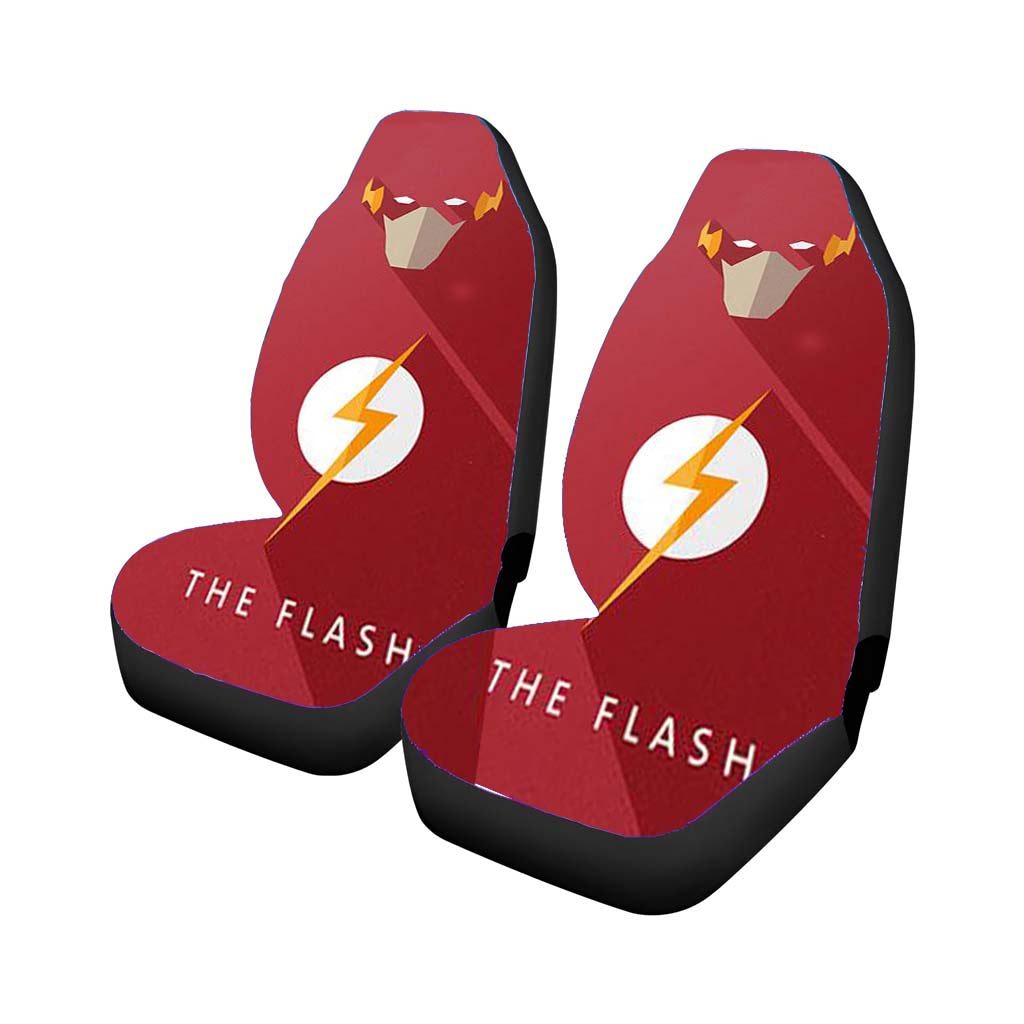 The Flazh Logo And Face Car Seat Covers