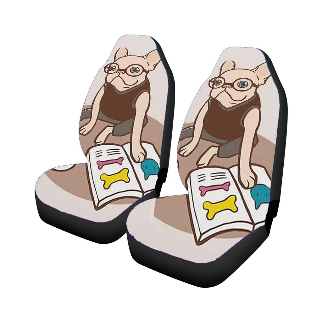The Hipster Reader I Car Seat Covers