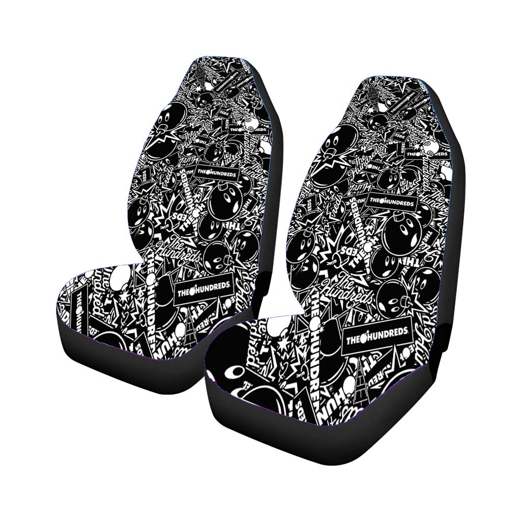 The Hundreds Diamond Supply Co Black Car Seat Covers