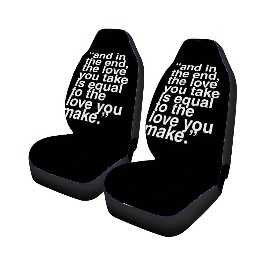 The Love You Make Car Seat Covers