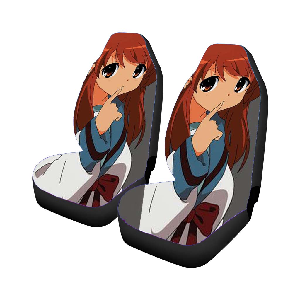 The Melancholy Of Haruhi Suzumiya Mikuru Asahina Anime Manga Car Seat Covers