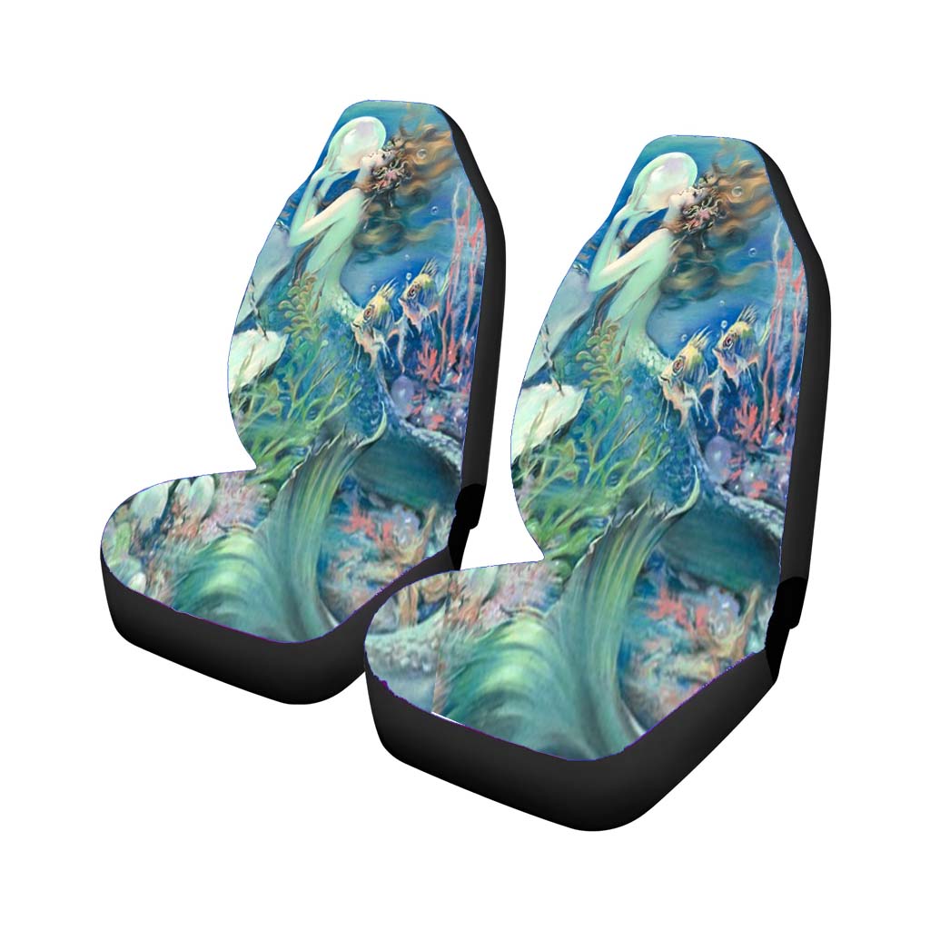 The Mermaid Painting Art Car Seat Covers