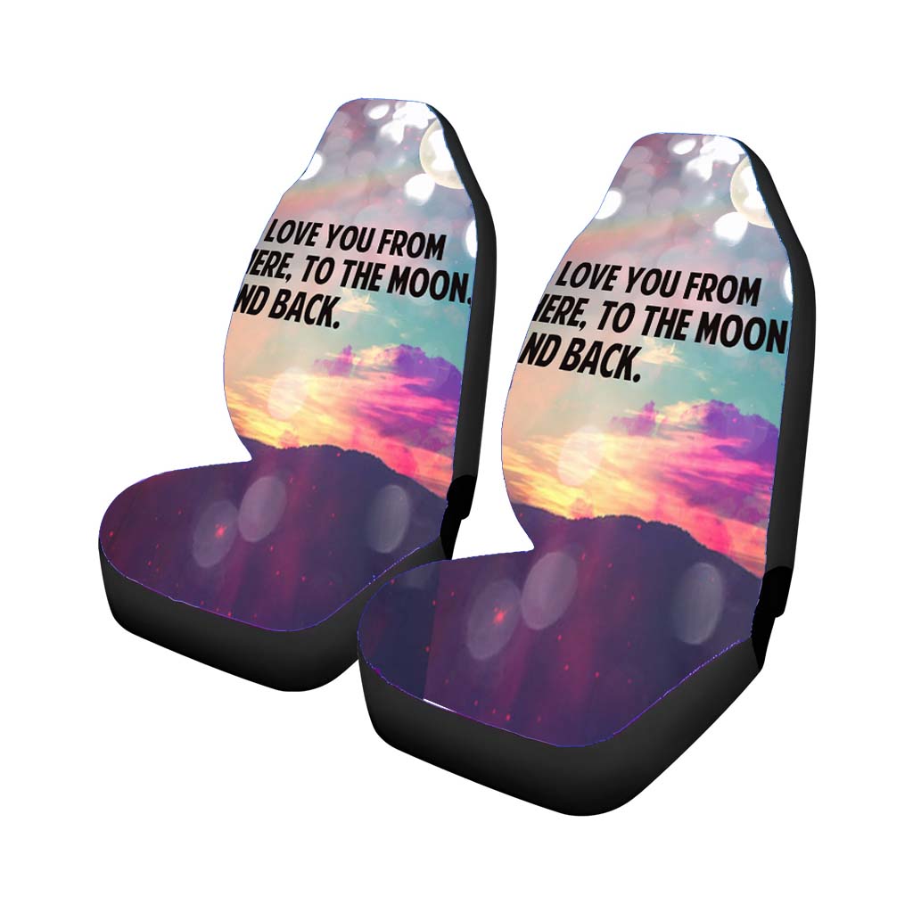The Moon And Back Car Seat Covers