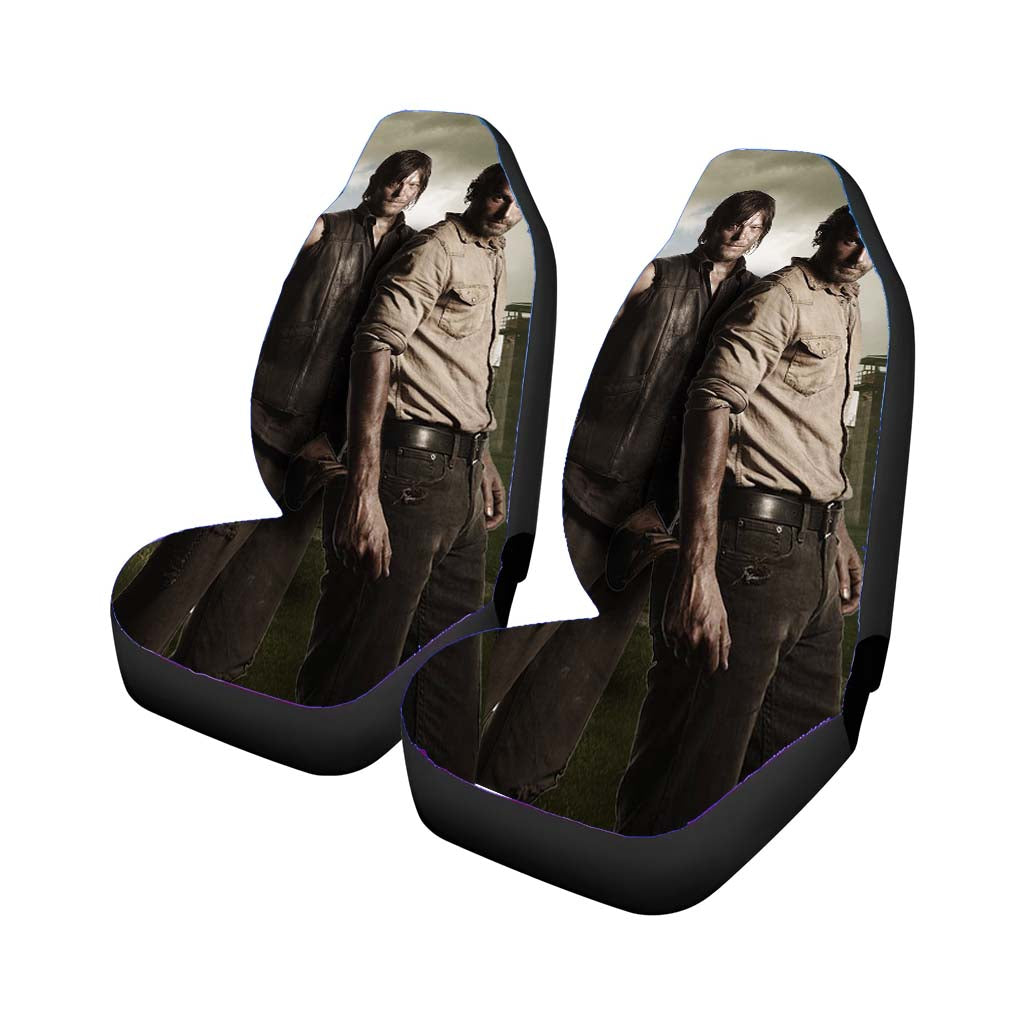 The Walking Dead Rick And Daryl Car Seat Covers