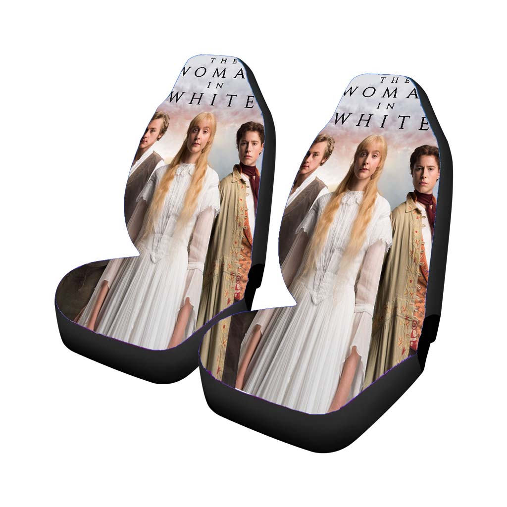 The Woman In White Car Seat Covers