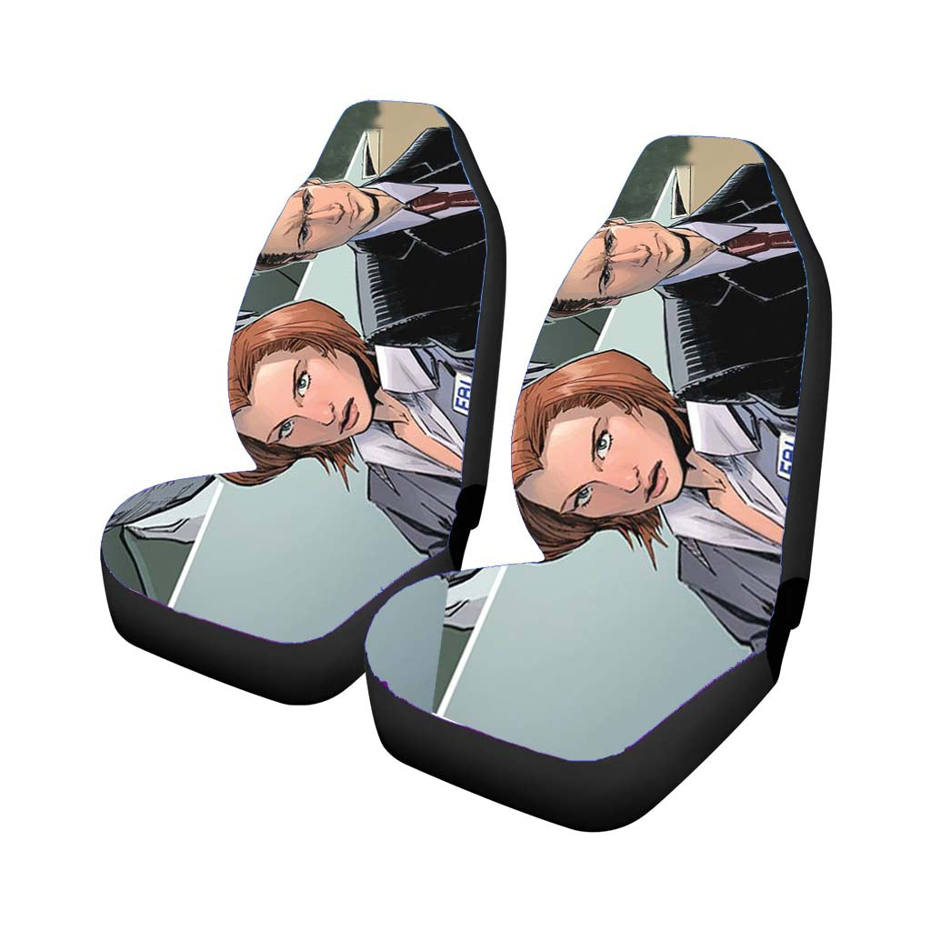 The X-Files Tv Illustration Car Seat Covers
