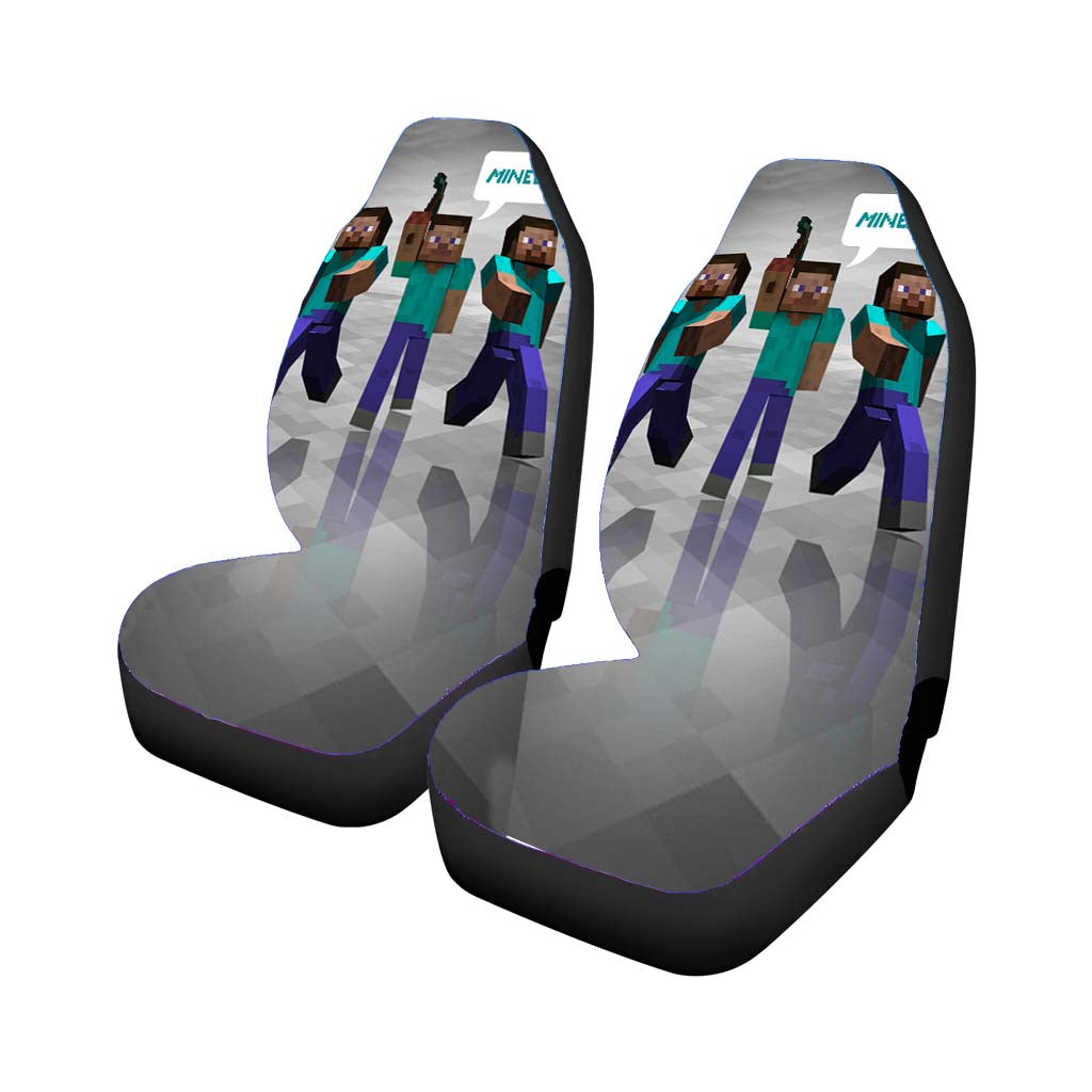 Three Minecraft Game Car Seat Covers