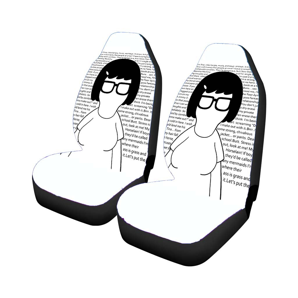 Tina Bobs Burgers Quotes Car Seat Covers