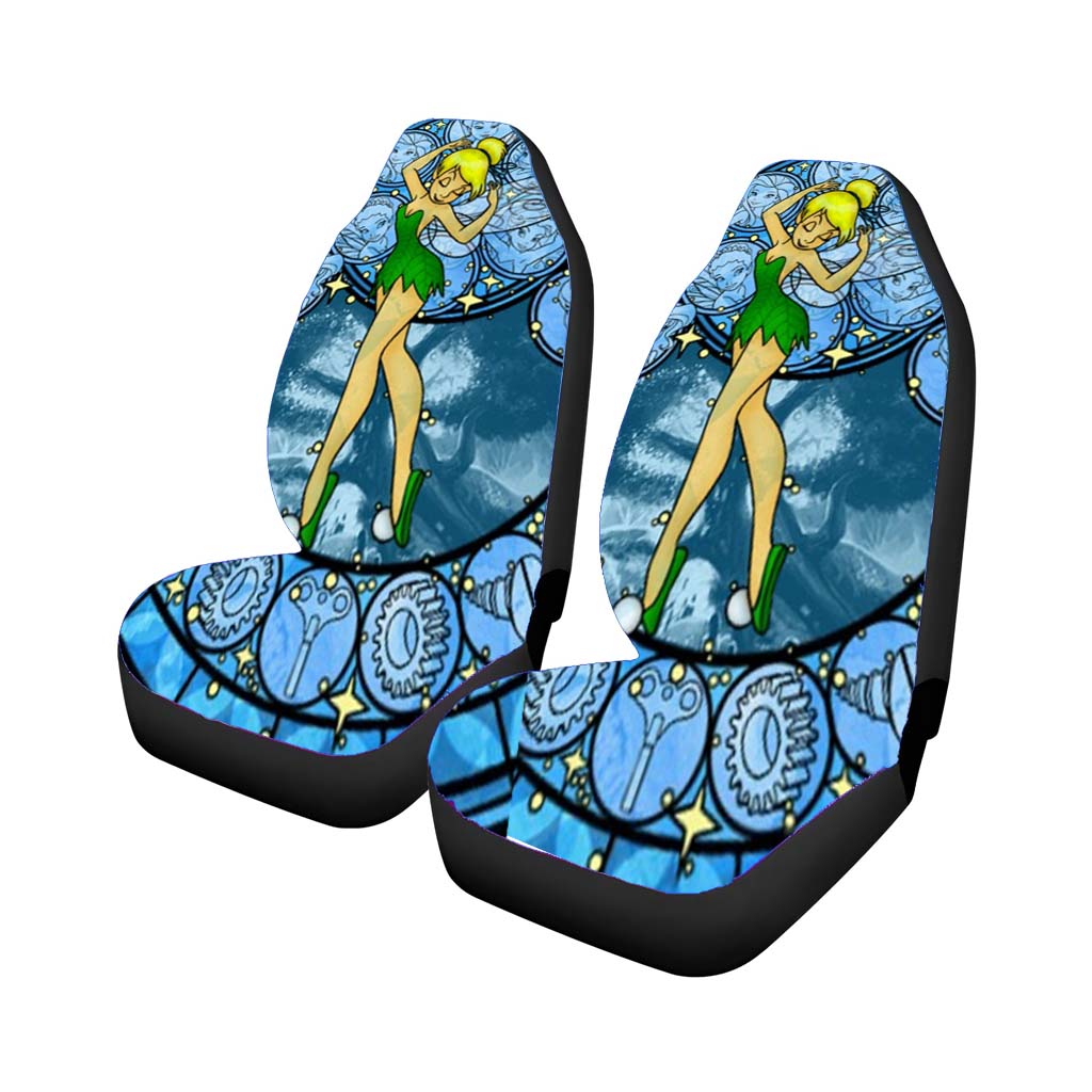 Tinkerbell Stained Glass Car Seat Covers