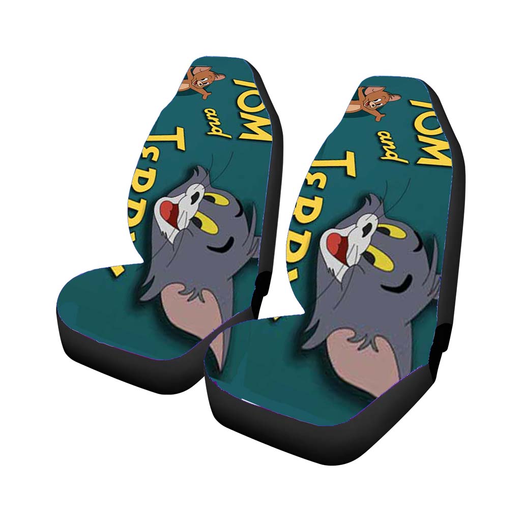 Tom And Jerry Green Bkg Car Seat Covers