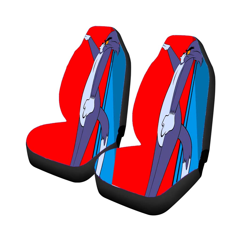 Tom Red Blue Car Seat Covers