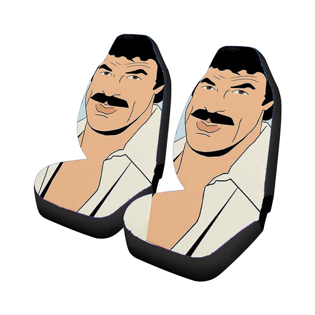 Tom Selleck Minimalist Colour Car Seat Covers