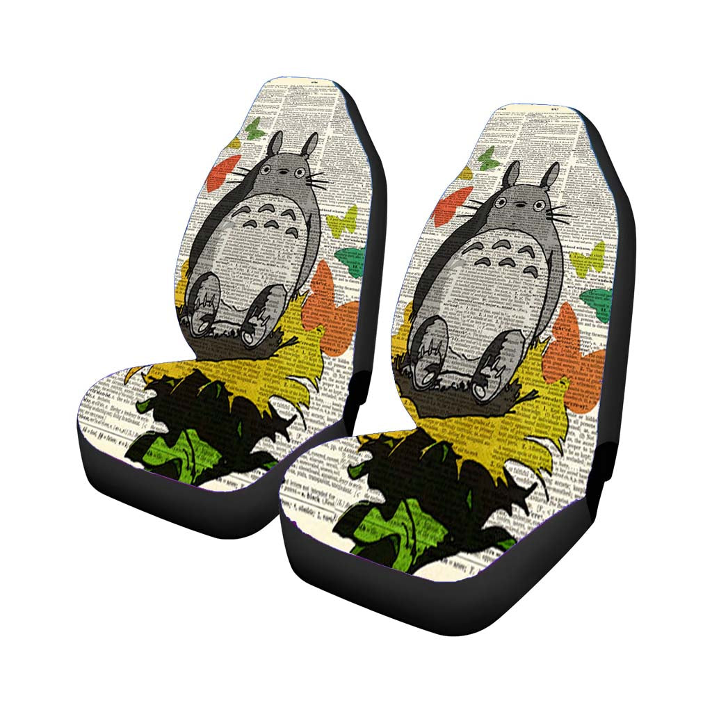 Totoro In The Garden Collage Studio Ghibli Car Seat Covers