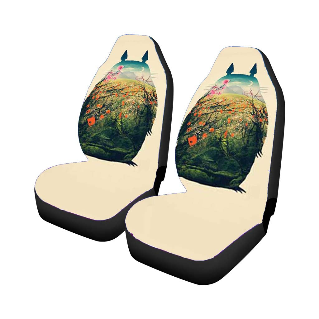 Totoro Landscape Car Seat Covers