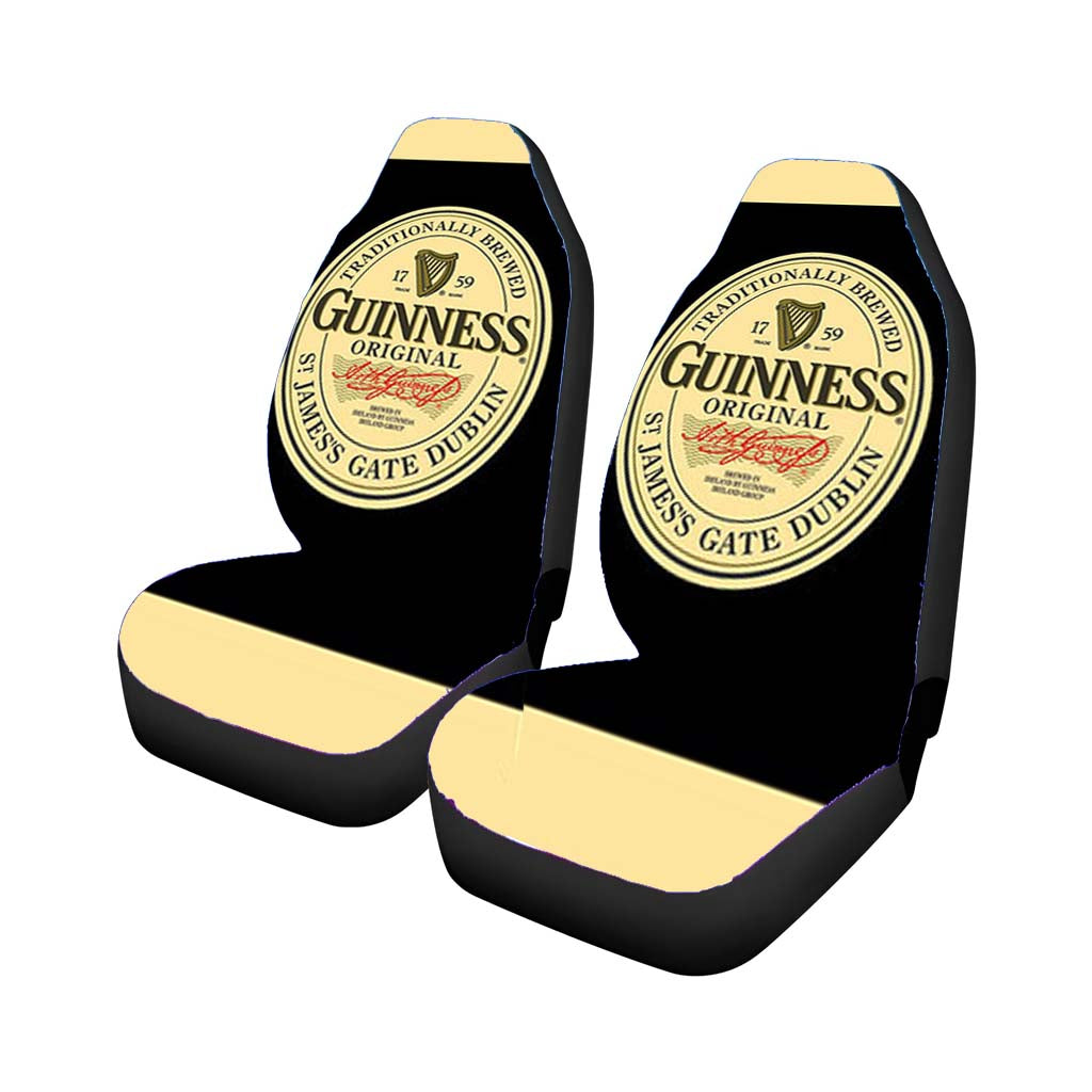 Traditionally Brewed Guiness Logo Car Seat Covers