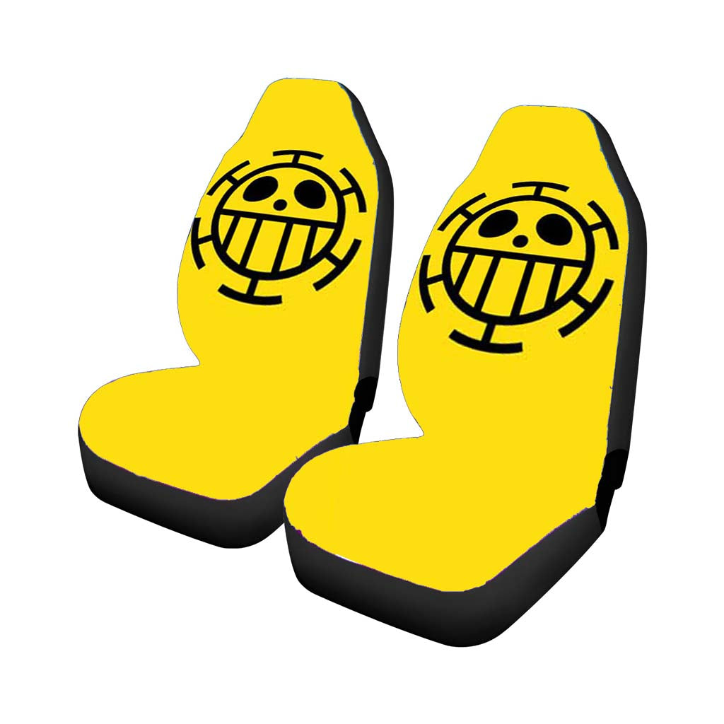 Trafalgar Law Yellow Logo Car Seat Covers