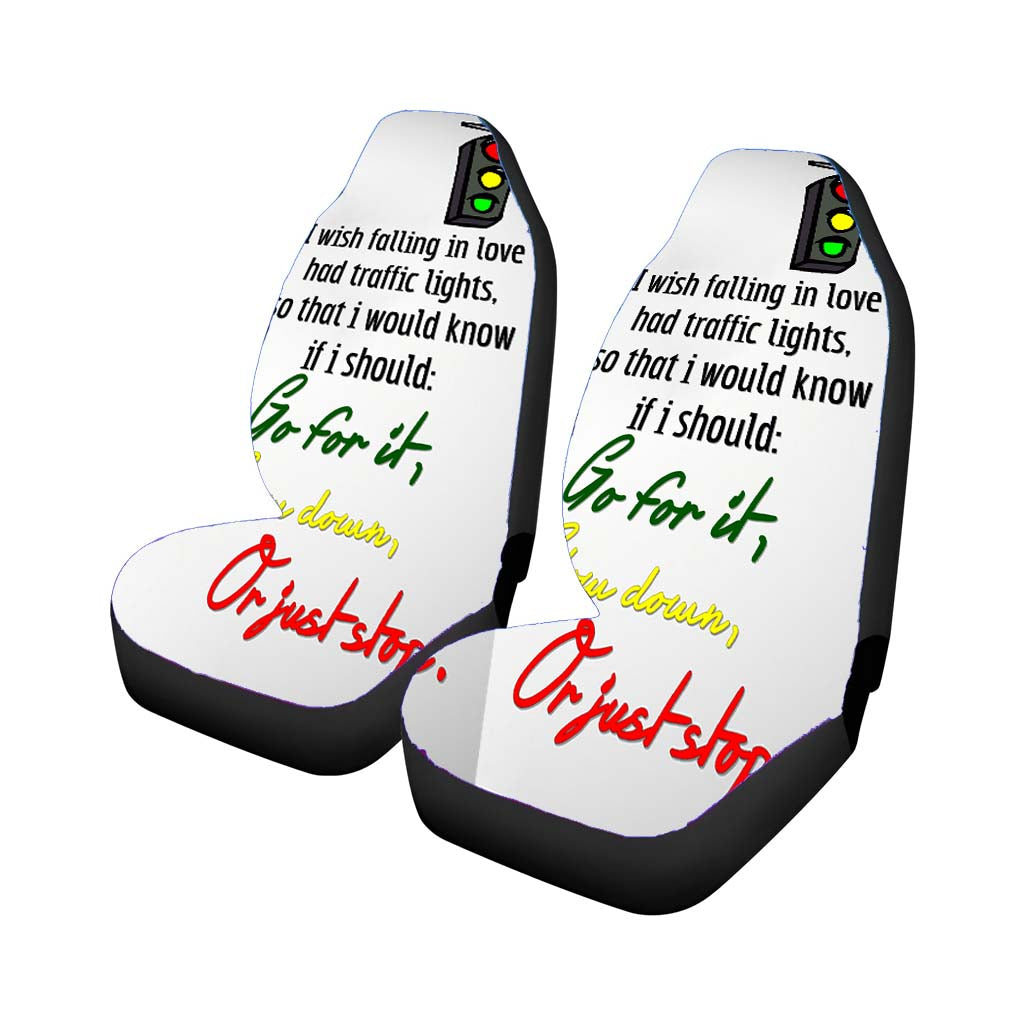 Traffic Lights Quote Car Seat Covers