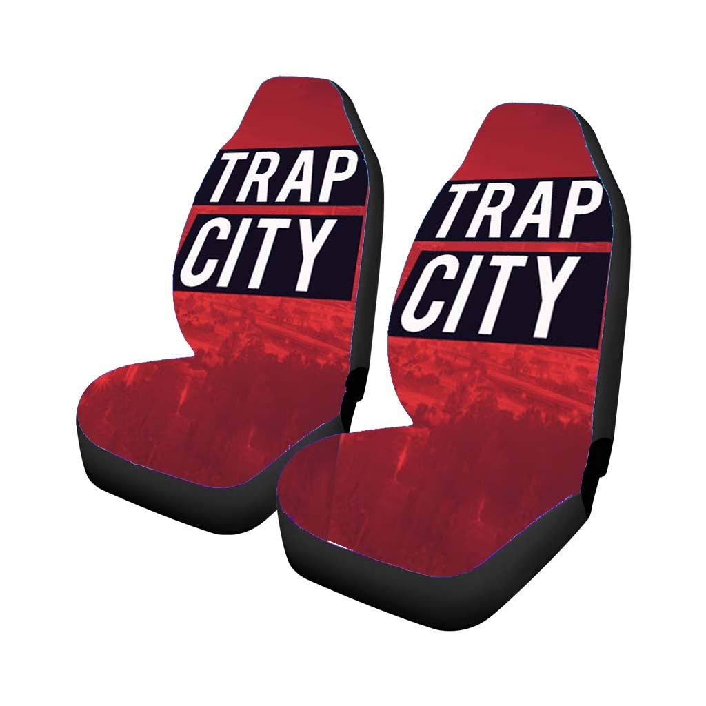 Trap City Red Car Seat Covers