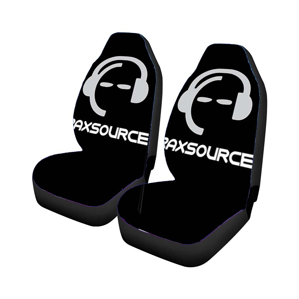 Traxsource Logo Black Car Seat Covers