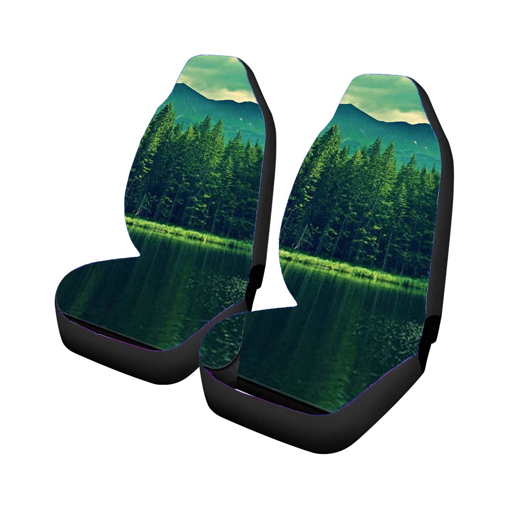 Tree And Mountain Car Seat Covers