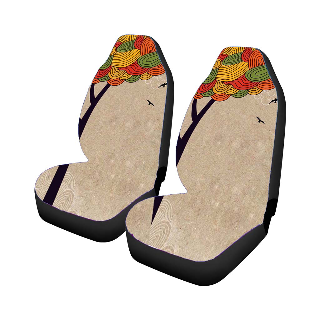 Tree Love Colorful Car Seat Covers