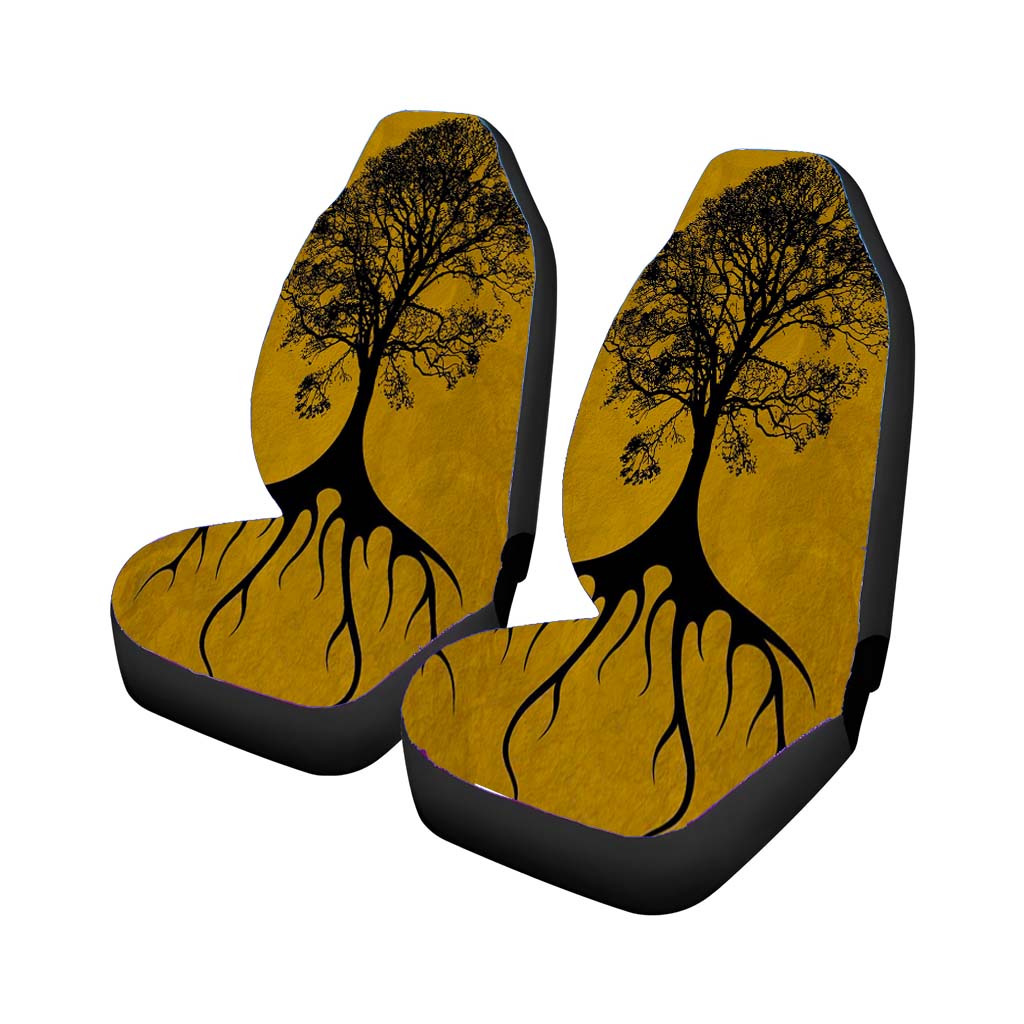 Tree Of Life Brown Car Seat Covers