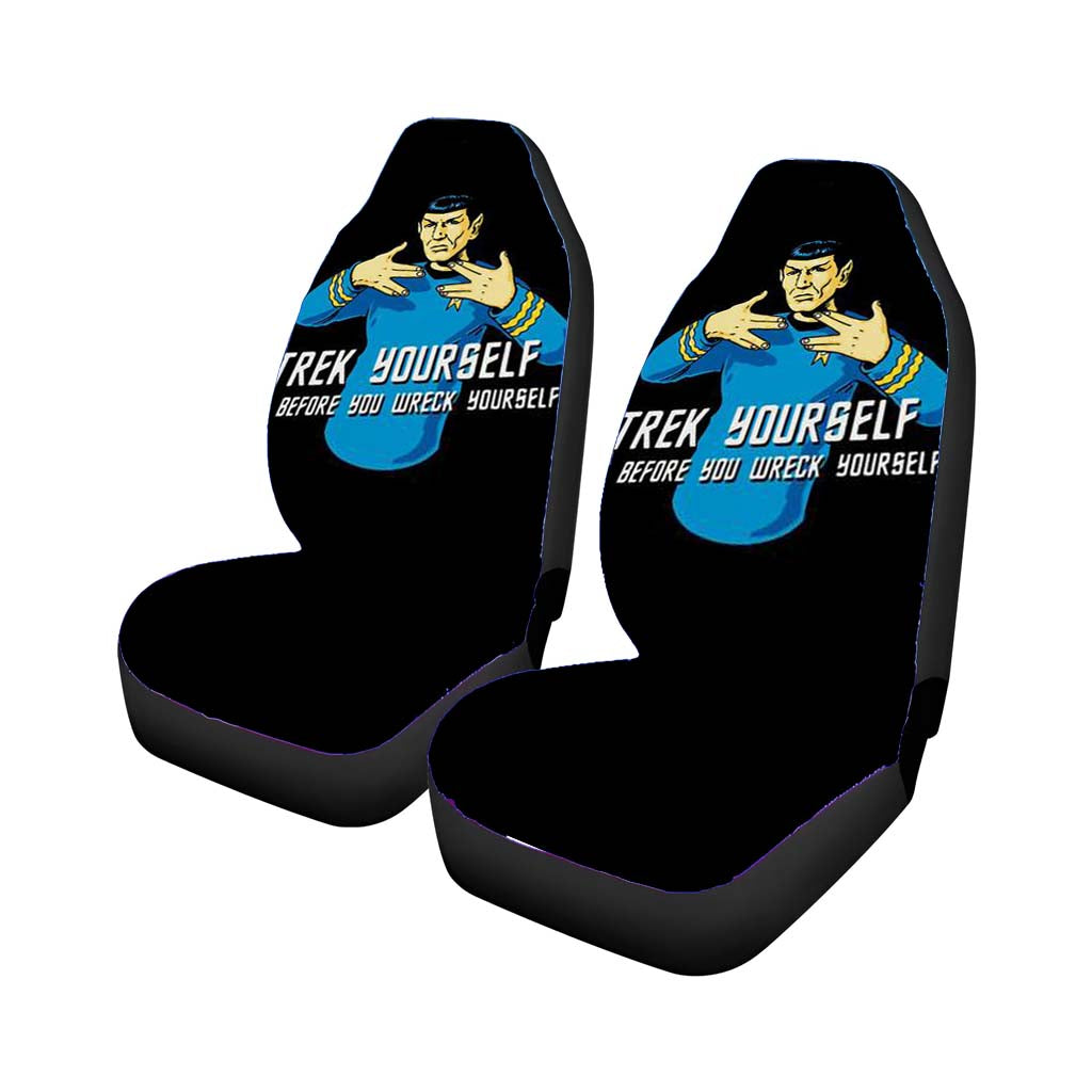 Trek Your Self Before You Wreck Yourself Car Seat Covers