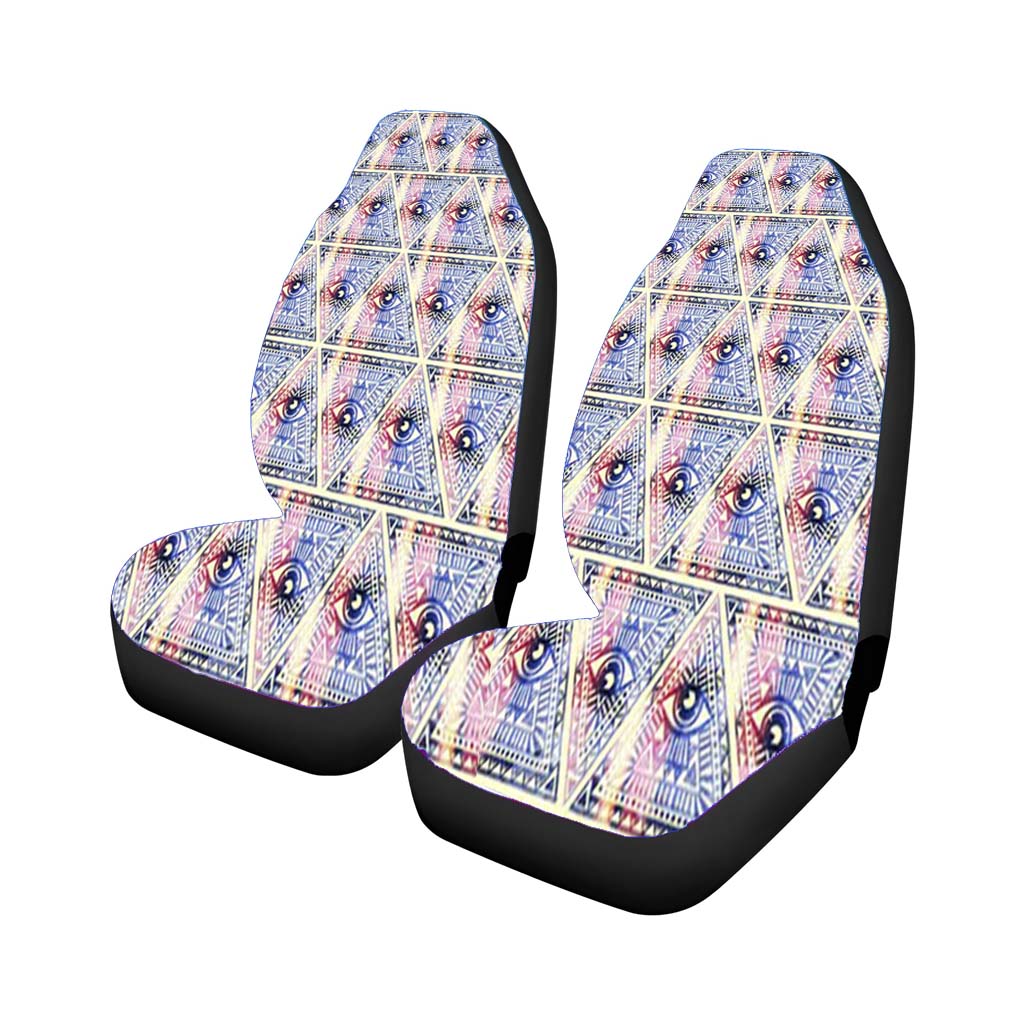 Triangle Eye Geometric Car Seat Covers