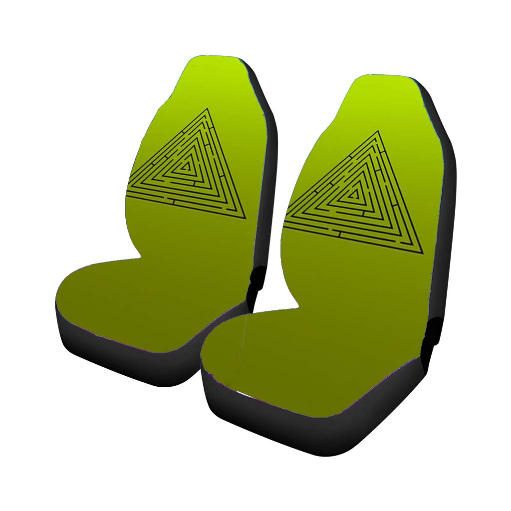 Triangle Labyrinth Car Seat Covers