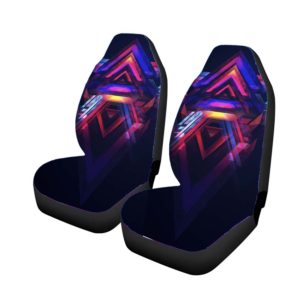 Triangle Potrait Hipster Galaxy Car Seat Covers