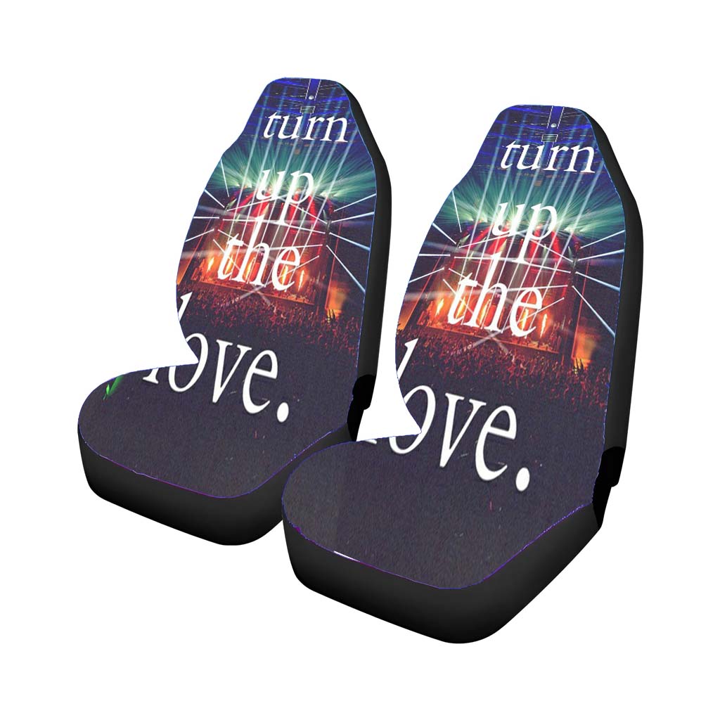 Turn Up The Love Car Seat Covers