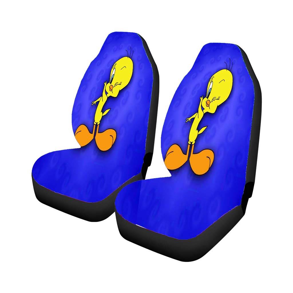 Tweety Bird Blue Car Seat Covers