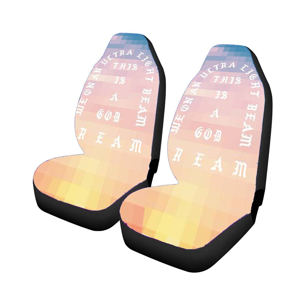 Ultra Light Beam Pixels1 Car Seat Covers